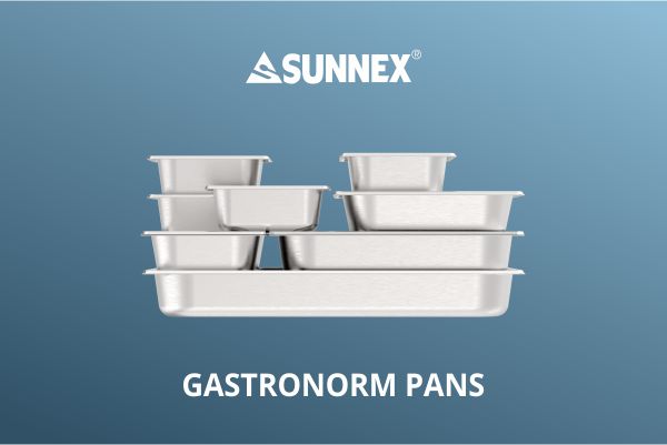 Sunnex Gastronorm-pannor Lämpliga för hotell & restaurang & hushåll