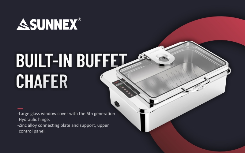 SUNNEX Nytt föremål - Inbyggd Buffet Chafer