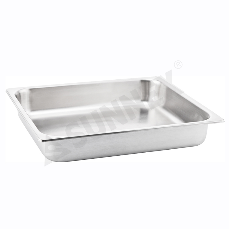 Rostfritt stål Anti-Jam Standard Weight Hotel GN Food Pans